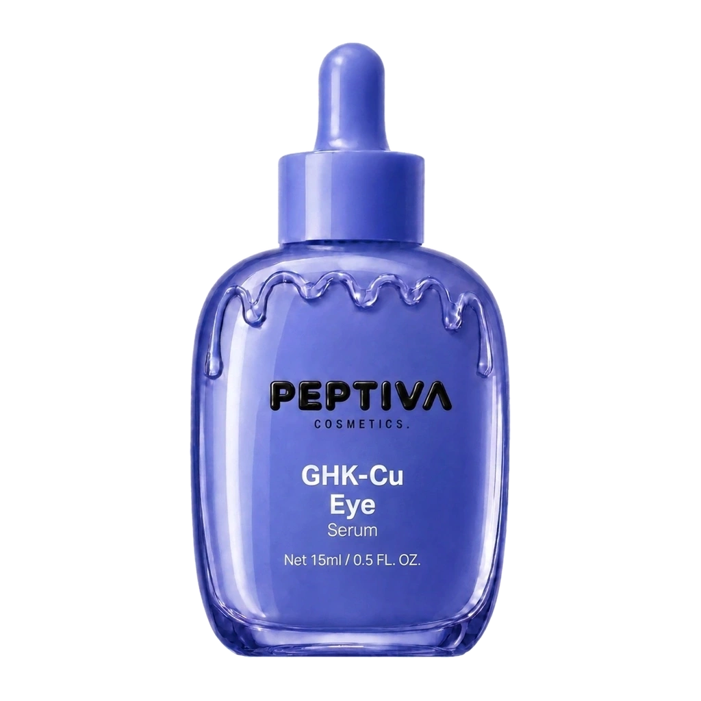 PEPTIVA GHK-Cu Eye Serum — Packshot (Design-Rendering)